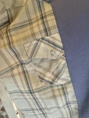 Carhartt Upcycled Pocket Tee and Retro Wrangler Pearl Snap Long Sleeve Western Upcycle
